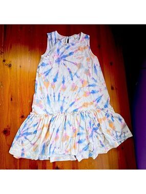 Crewcuts tie dye dress size 8
